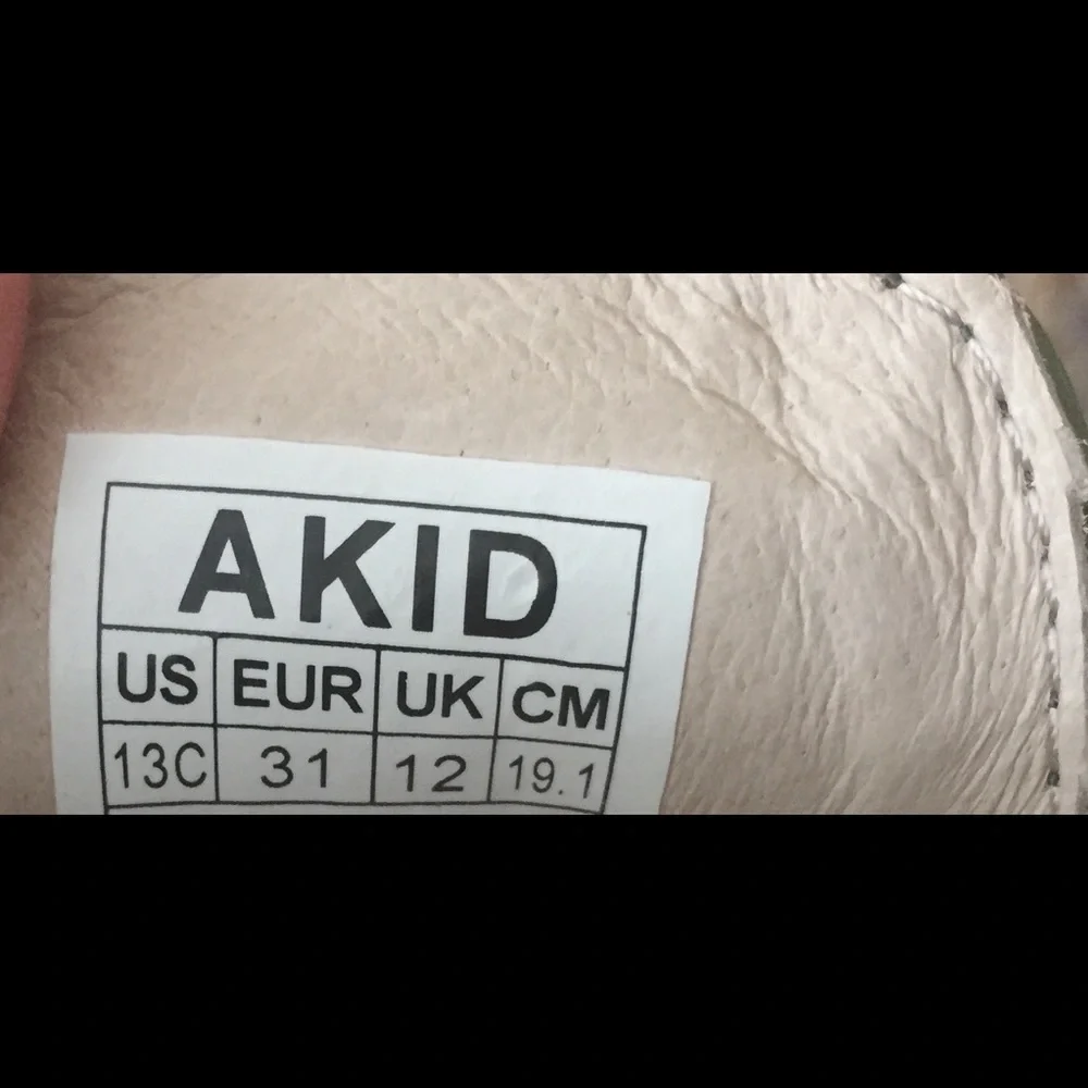 🎃 AKID + Anthro GreenGold Suede Loafer Size Child 13 Unisex Halloween Costum…